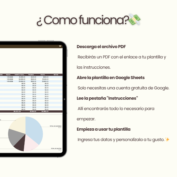 Plantilla de Finanzas Personales