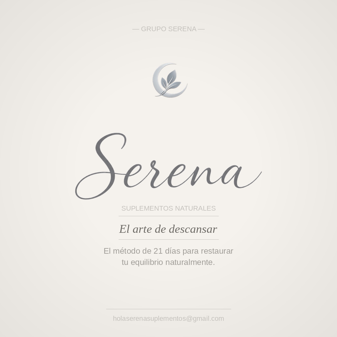 SERENA - El arte de descansar