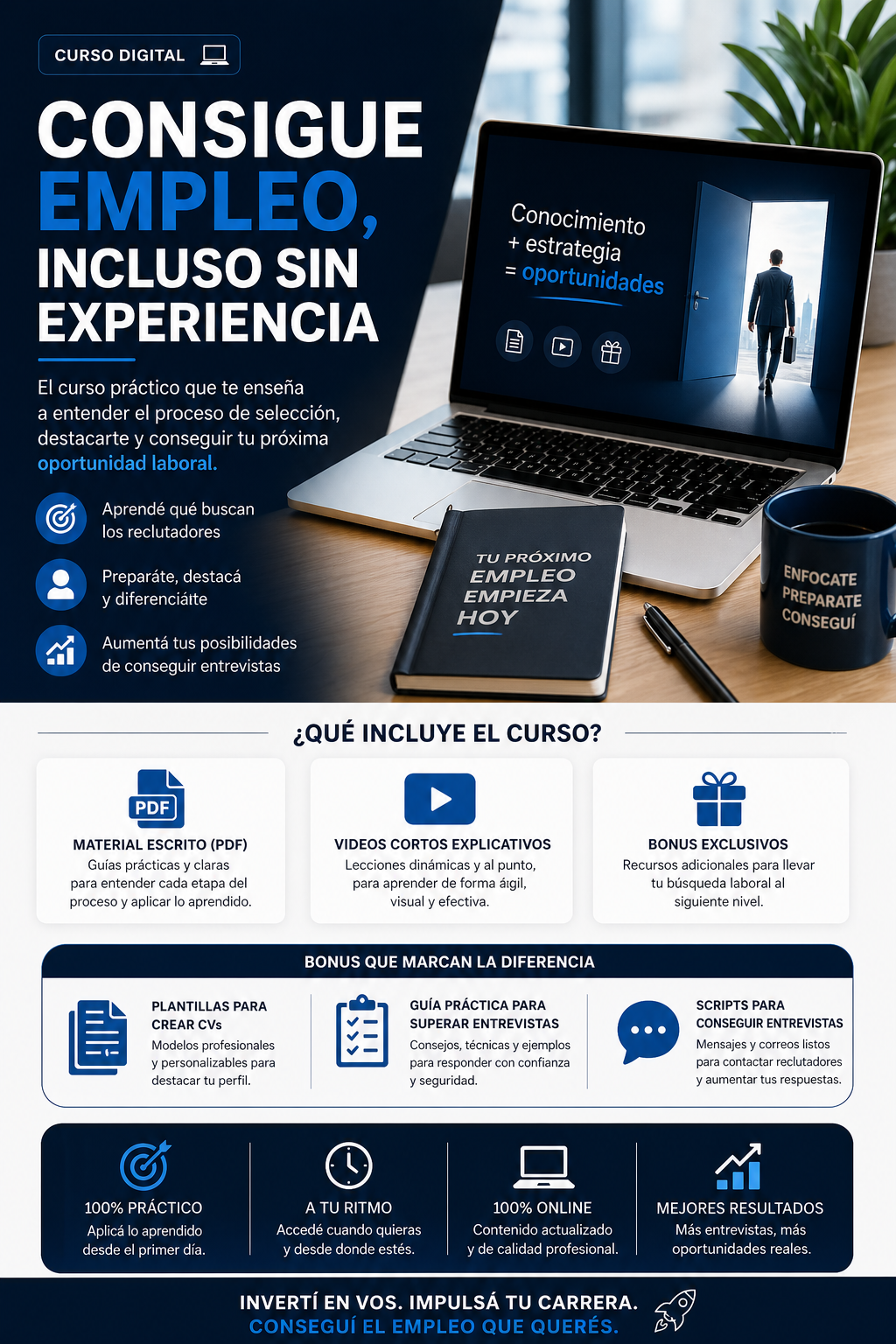 Curso Digital - Consigue empleo incluso sin experiencia