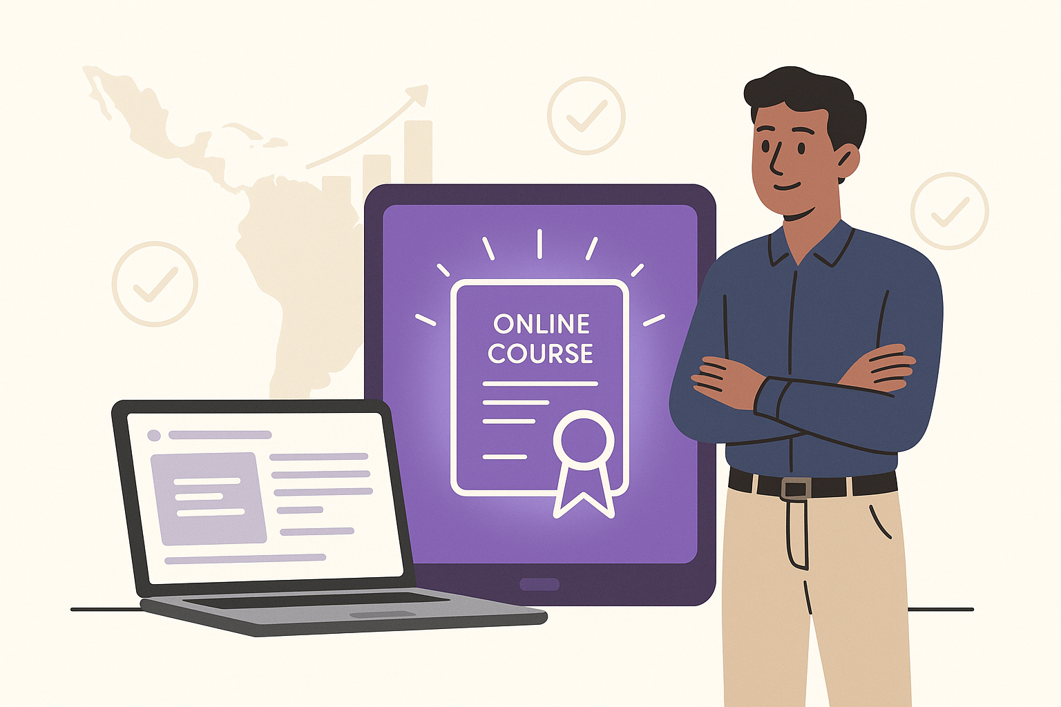 Certificaciones digitales: la validación que sube el precio de tus cursos online en LATAM