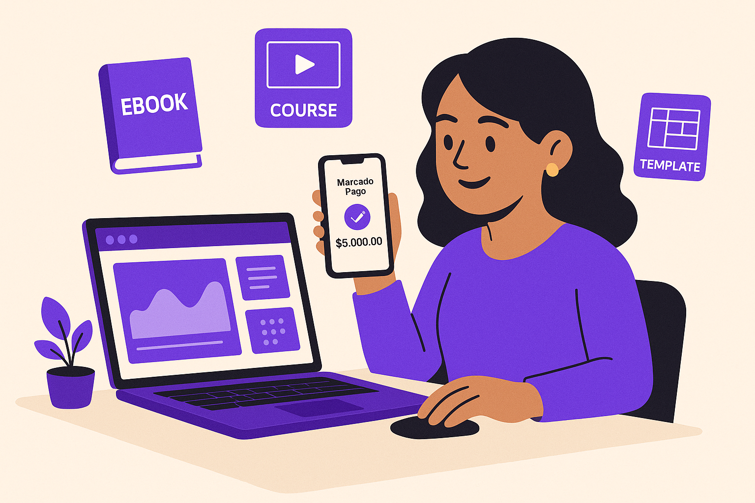 Cómo vender productos digitales con MercadoPago en LATAM (sin código ni intermediarios)