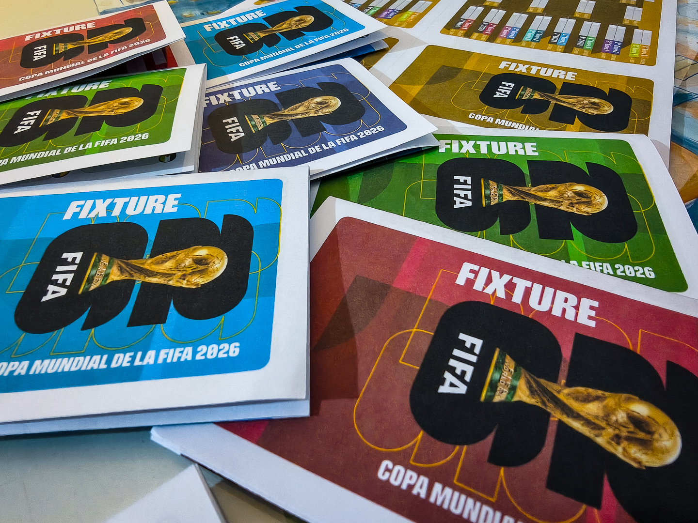 FIXTURE MUNDIAL 2026 PACK COMPLETO - 7 COLORES - EDITABLES E IMPRIMIBLES